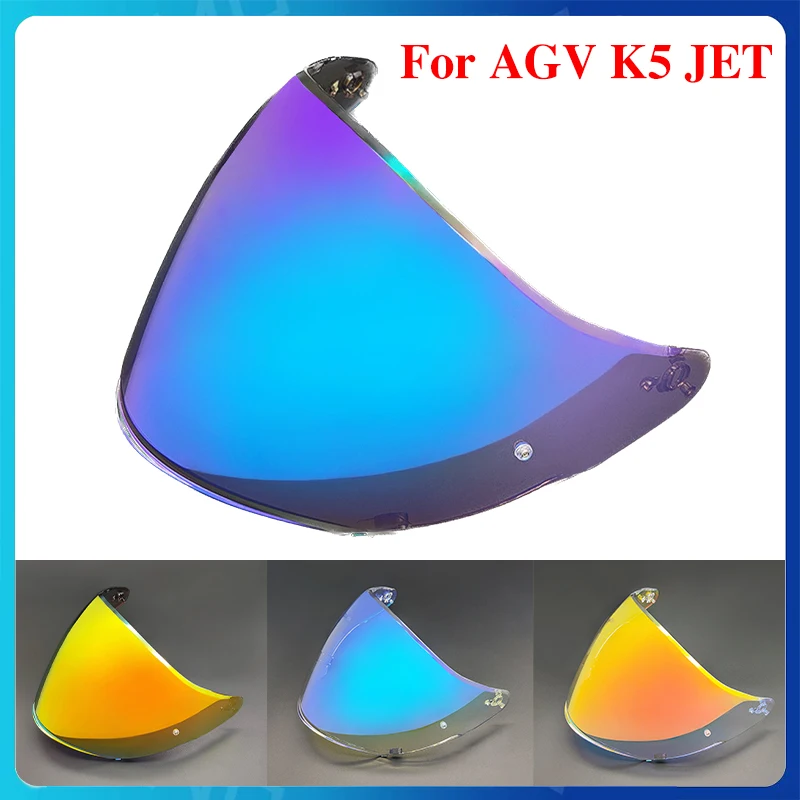 Motorcycle Helmet Lens For AGV K5 JET Helmet Visor Windshield Shield Glasses Visor Helmet Accessories