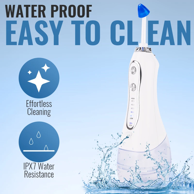 Idropulitrice nasale intelligente 5 modalità di pulizia efficiente Aiuta a migliorare la rinite cronica Migliora il flusso d'aria nasale Allevia la secchezza nasale