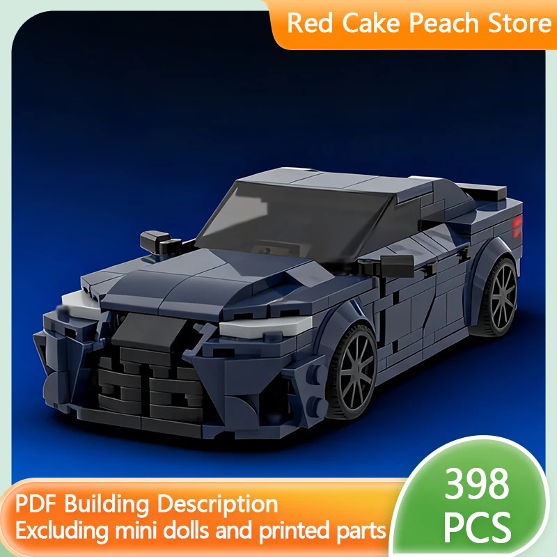 

Speed Racing Car Model MOC Building Bricks Luxury Sports Sedan Modular Technology Children Holiday Gifts Assemble Toys Suit
