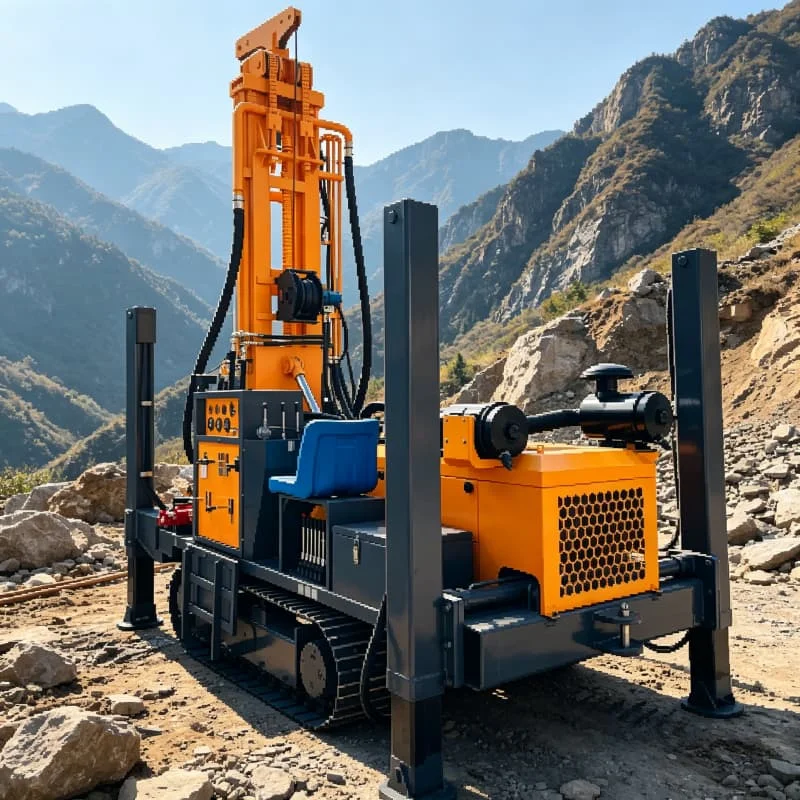 Water Gas Dual Operation Rig AMT Automatic Transmission Electronic Shift Handy Customized Speed for Core Drilling Water Well