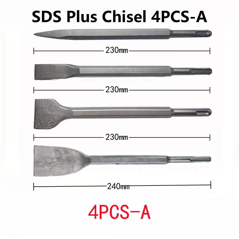 250 مللي متر إزميل مجموعة SDS زائد عرقوب مثقاب طرق كهربائي بت نقطة الأخدود شقة إزميل أدوات البناء ل الطوب الخرساني جدار الصخور