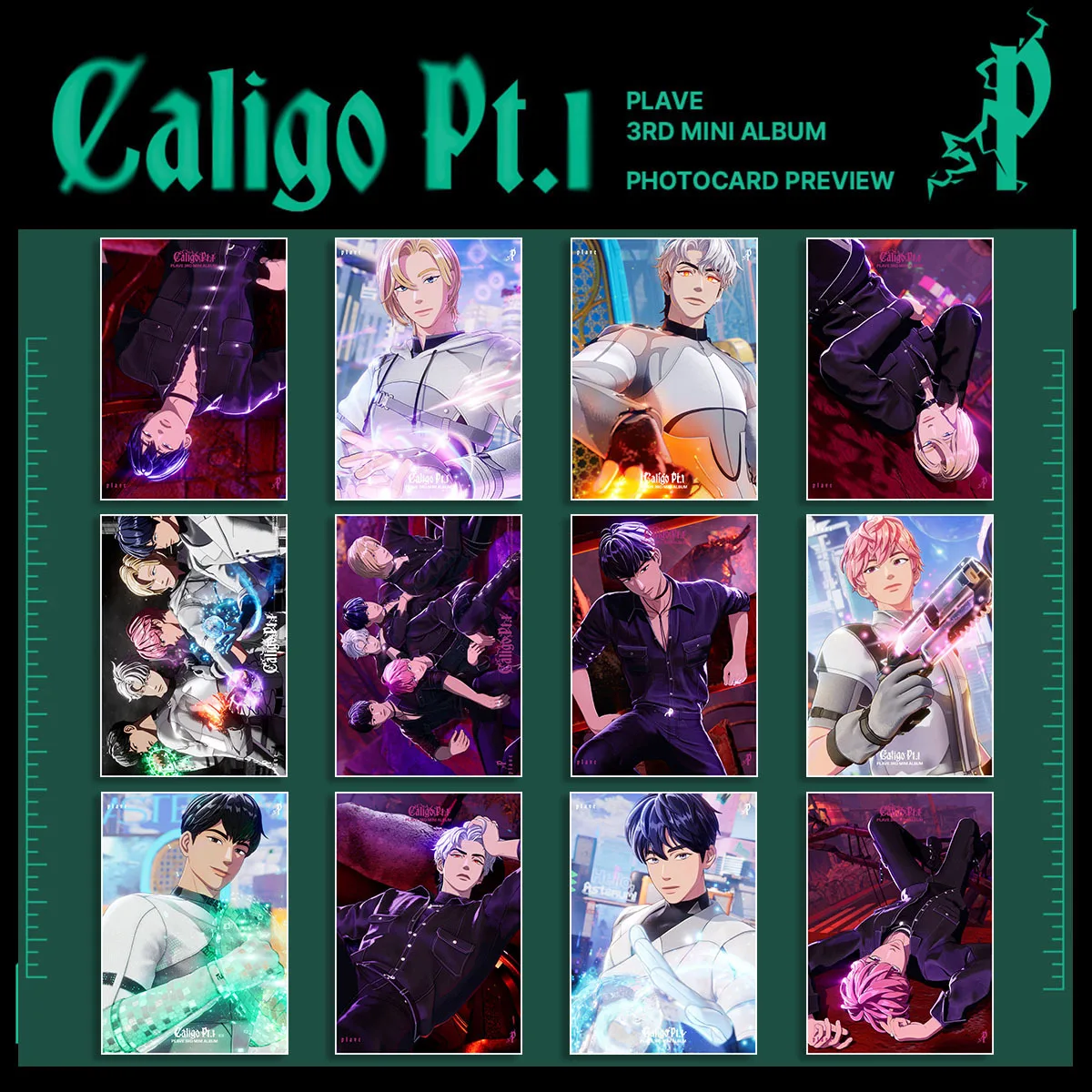 

Kpop PLAVE 3-й мини-альбом Caligo Pt.1 фотокарточки с принтом рисунков самоклеящийся постер настенный постер коллекция фанатов подарок