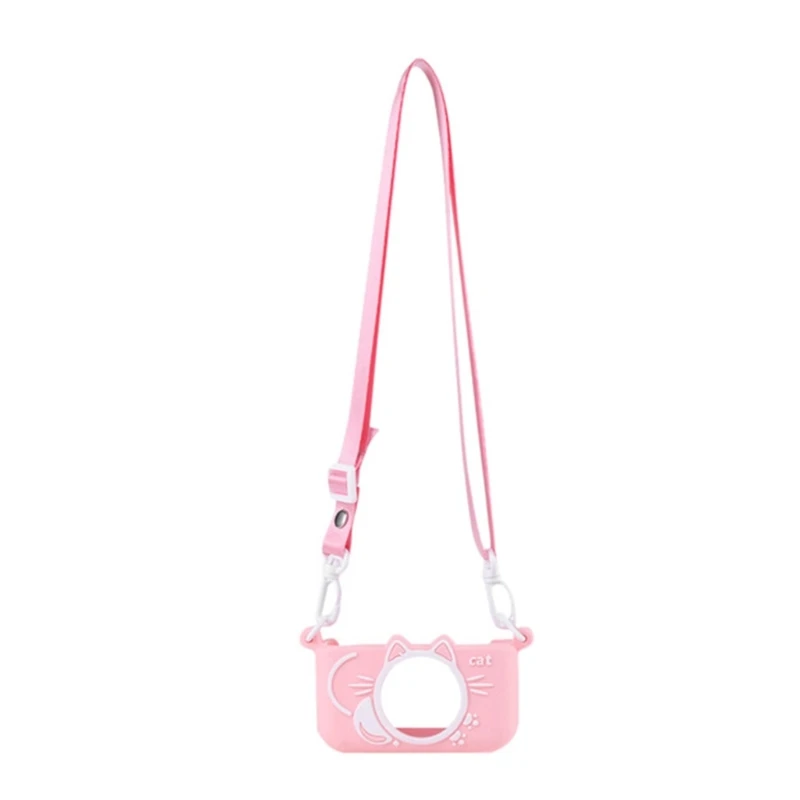 กระเป๋าใส่กล้องสำหรับเด็กแบบพกพา เชือกเส้นเล็กแบบปรับได้ ป้องกันการสั่นสะเทือนสำหรับเด็ก