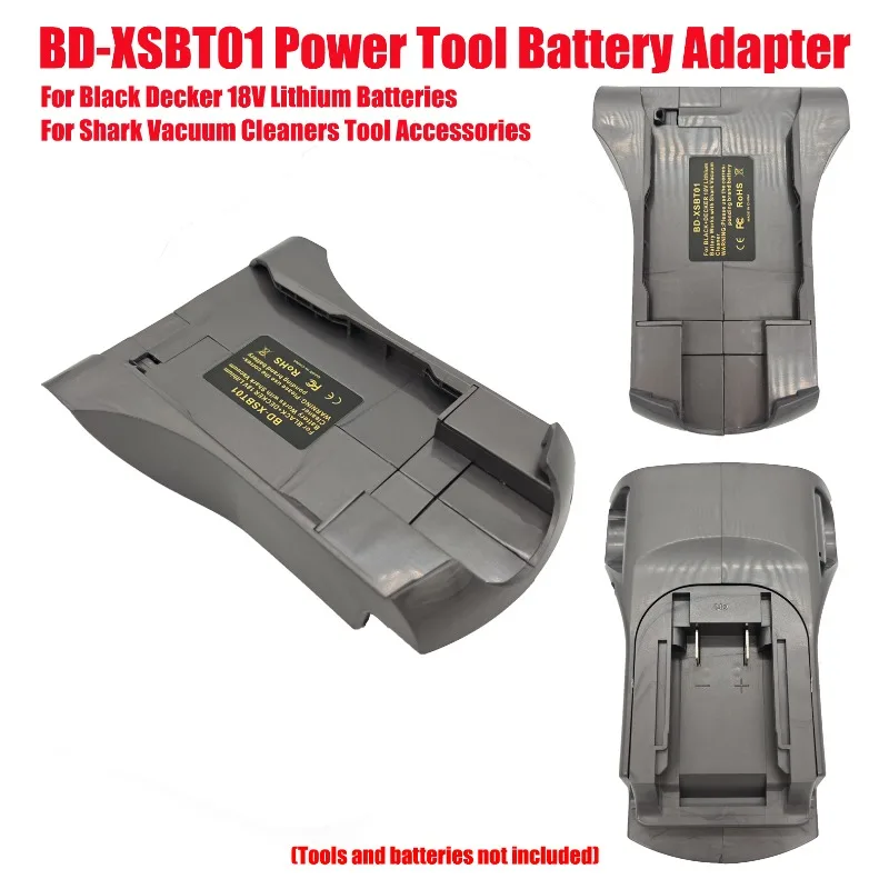 

HAKSINKY BD-XSBT01 Power Tool Battery Adapter for Black Decker 18V Lithium Batteries for Shark Vacuum Cleaners Tool Accessories