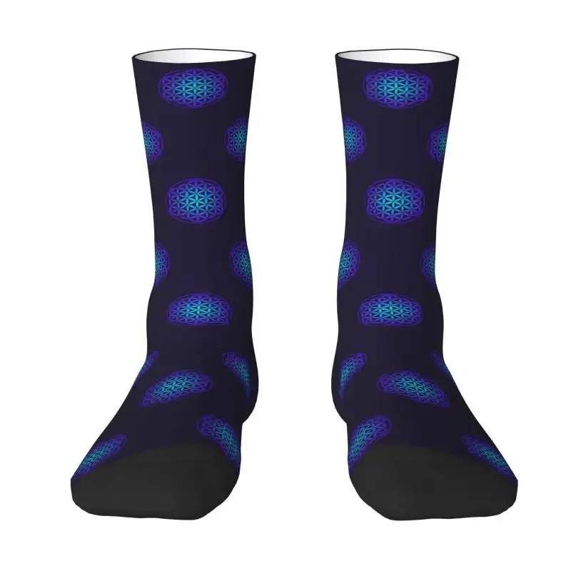 Cool Men's Symbol Flower Of Life Sacred Geometry Gift Idea Dress Socks Unisex Warm Comfortable 3D Printing Mandala Crew Socks