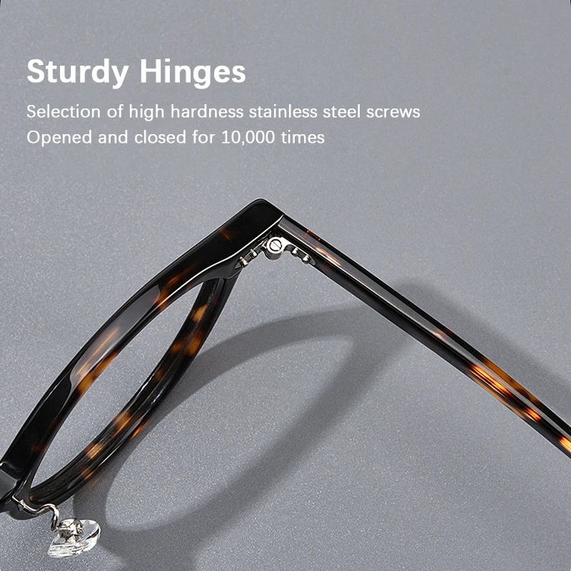 2024 Vintage Round Acetate Glasses Frame Men Retro Trending Decorative Eyeglasses Frame Women Luxury Brand Fashionable  Eyewear