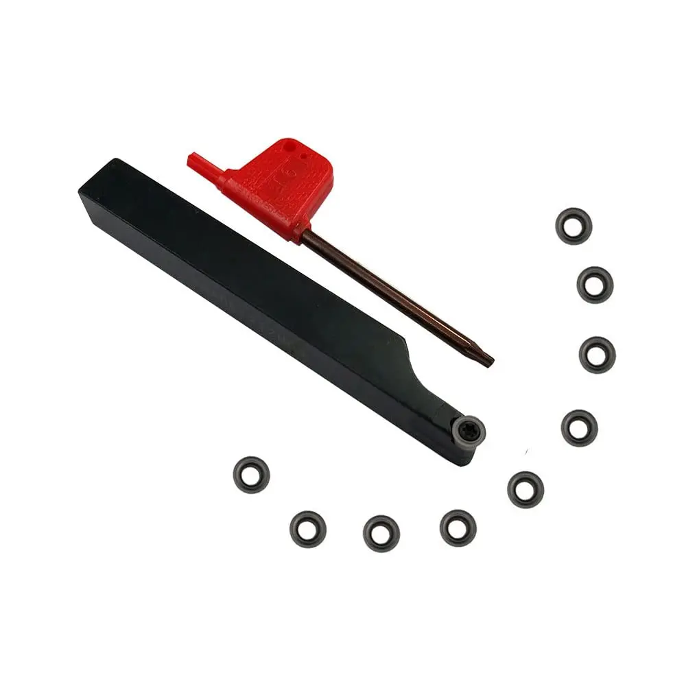 1/2 SRACL 1212 H06 + 10Pc R3 inserti grigi supporti per tornio tornio tornio a 90 gradi portautensili per tornitura e profilatura