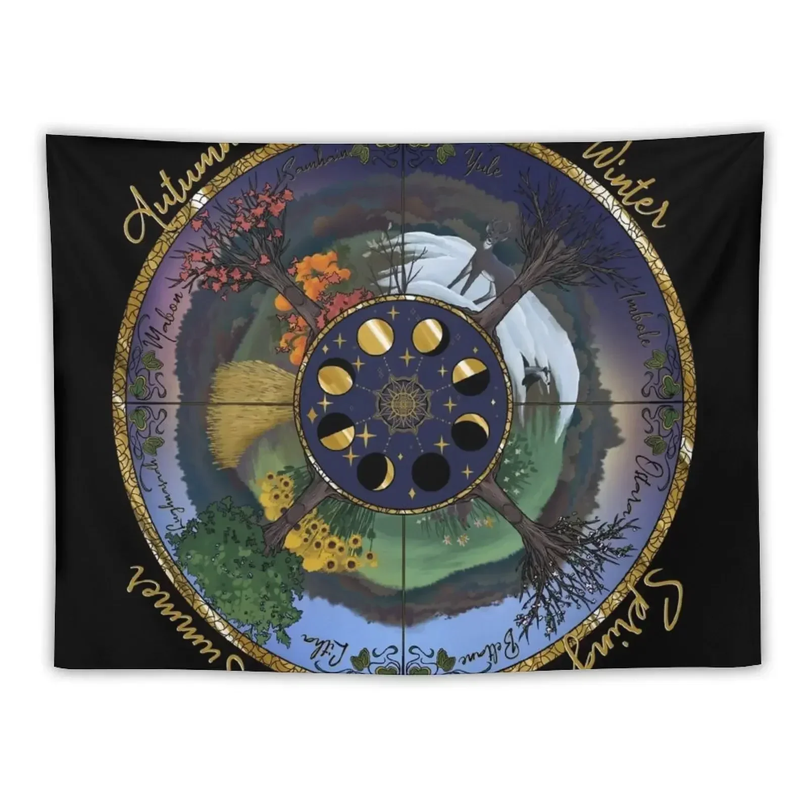 

Wheel of the year Tapestry Decorations For Room Decorations For Your Bedroom Wall Decoration Tapestry