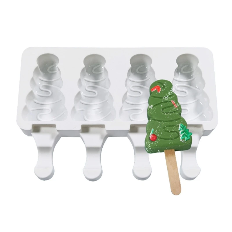 Popsicle Mold 4/8 Material Self Making Ice Cream Mould Supplies Tool for Home Parents Kids DIY Together Tool