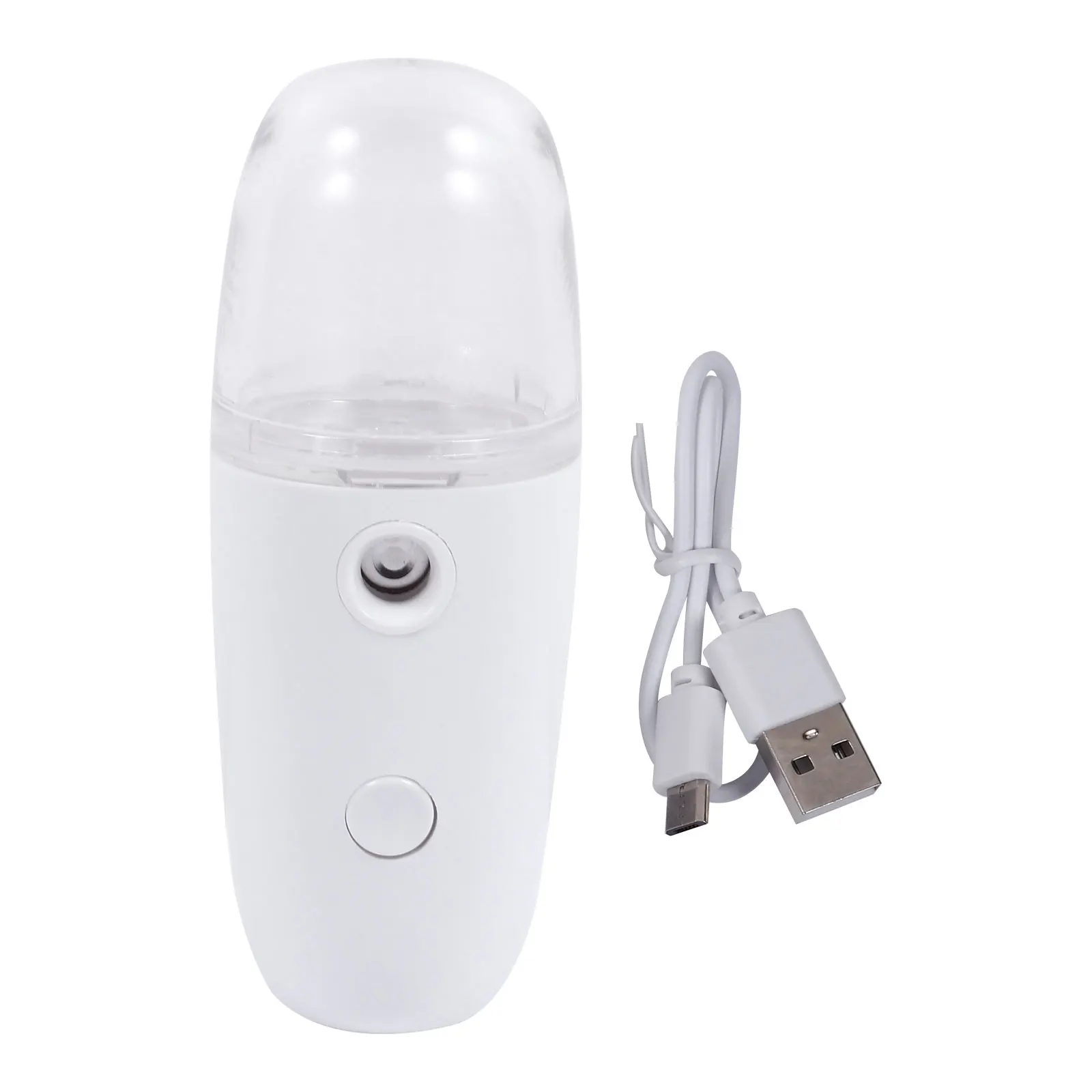 

Plastic Facial Steamer USB Hydrating Instrument for Man Cordless Essential Easy to Clean Carry Fill Water Office Travel