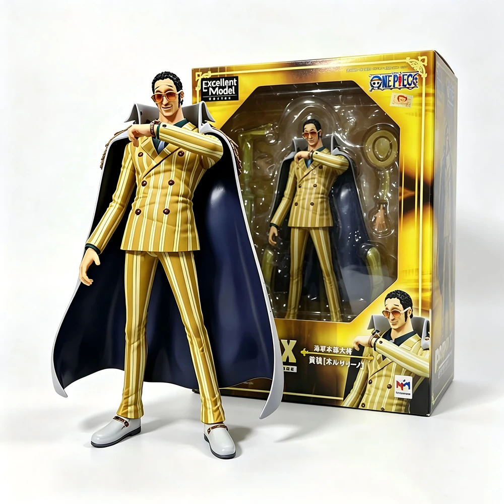 Figura de Anime de 24 cm de Borsalino, ONE PIECE, Almirante Marino Kizaru (Borsalino), Figura de Acción Coleccionable, Modelo Decorativo, Muñeco de PVC