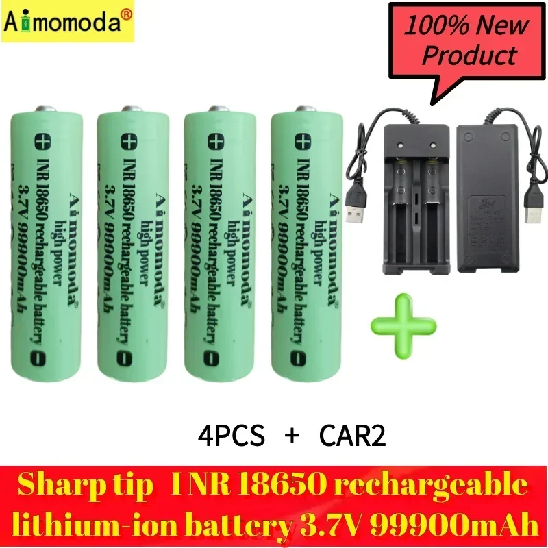 2025 New Product Protruding INR18650B Rechargeable Li ion Battery 3.7V 99900mAh Large Capacity High Efficiency Energy Saving