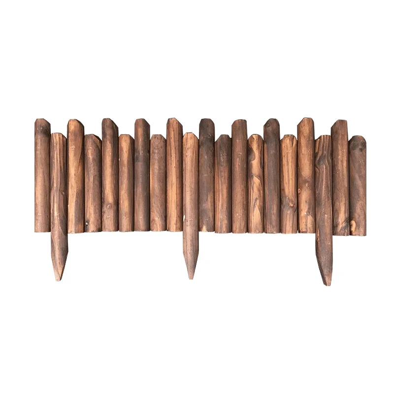 Antiseptic Wood Fence Soil Fence Outdoor Garden Vegetable Garden Earth Retaining Small Fence  Outdoor