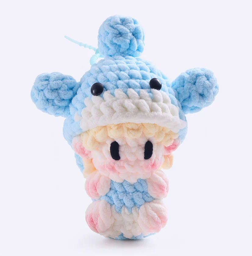 Celebrity merchandise: gummy candies, handmade crocheted dolls, keychains, and concert support materials/merchandise.