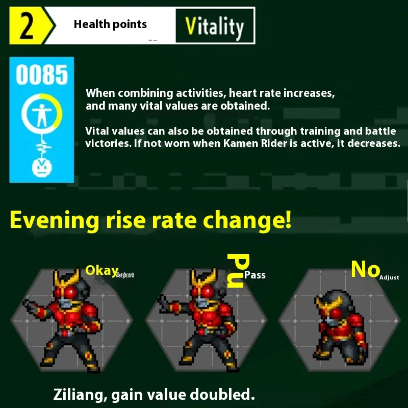 متوفر في المخزون بانداي الحياة سوار كامين رايدر فارغة I Kuuga Vbm مجموعة بطاقات الذاكرة الرسوم المتحركة الطرفية هدية الصحة سوار معصم أسود