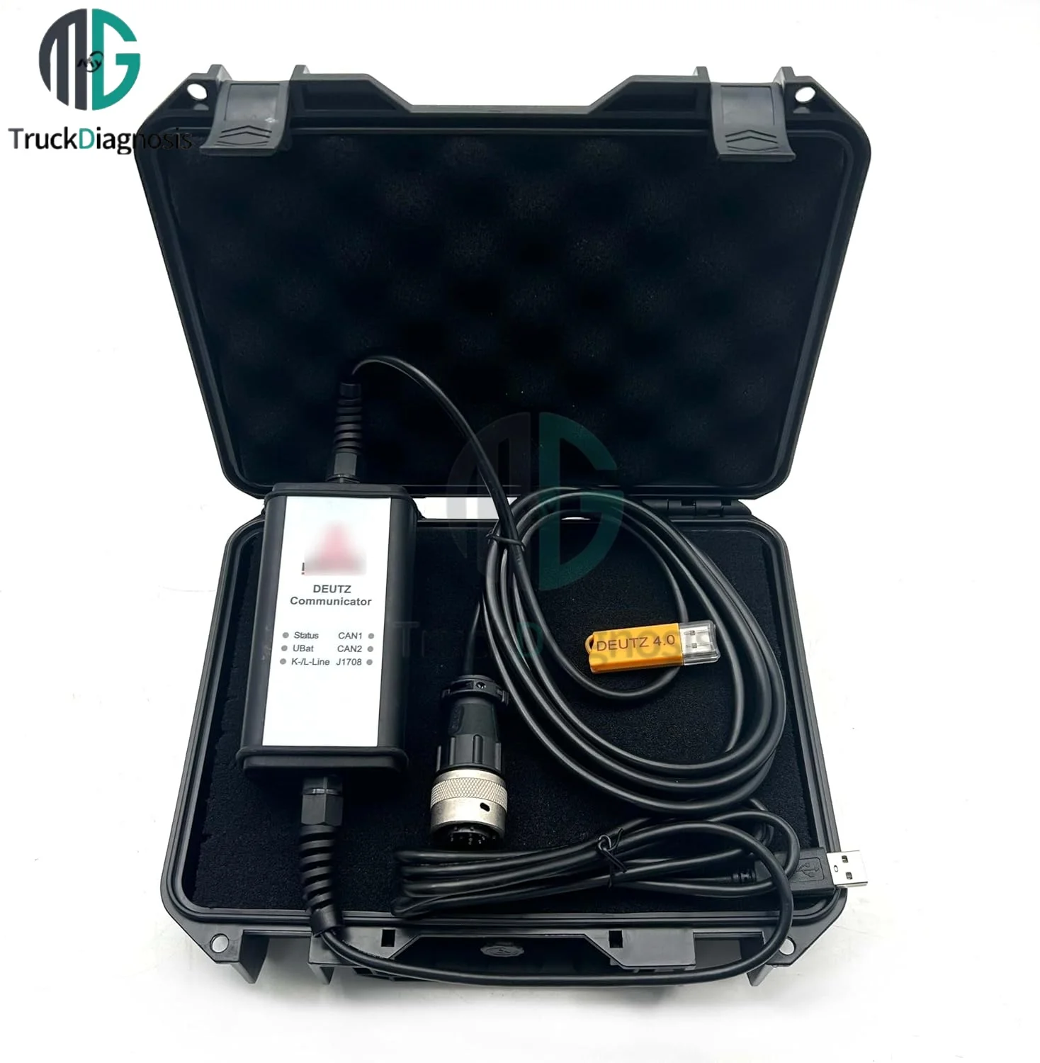 for DEUTZ Key Dongle Diagnostic Kit with Laptop EMR Communicator for Deutz Decom SerDia 4.0 Level6 Deutz Diesel Diagnostic Tool