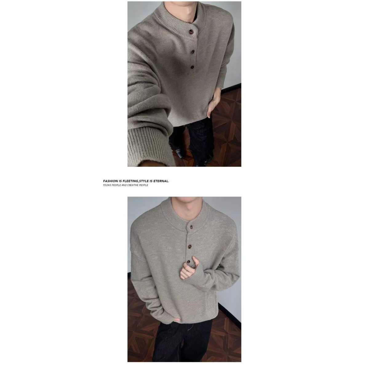 

Американский вязаный свитер с V-Ne, кардиган, мужской цветной повседневный свободный крой, зимняя верхняя одежда, мягкое полиэфирное волокно