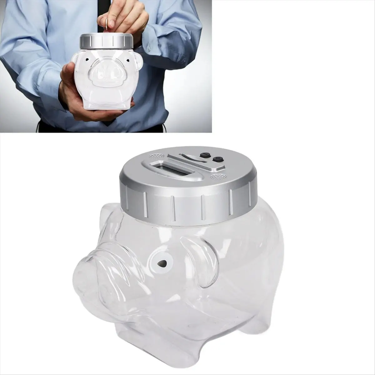 Top Sale Money Bank for Adults Money Saving Box Savings Bank Desk Decor Savings Box Digital Counting Storage Box Money Bank