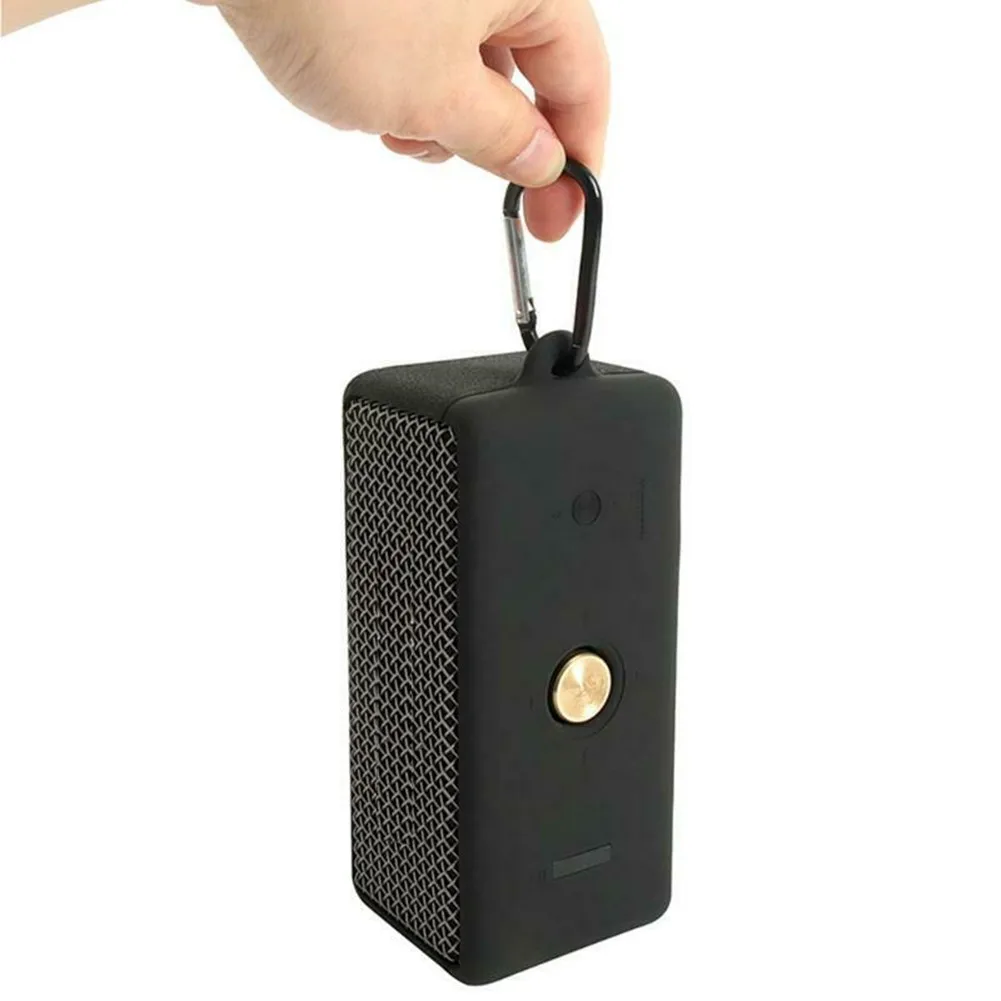 For Marshall Emberton Bluetooth Speaker Accessories High Quality Black Soft Silicone Case Protective Cover Protable Speaker Case