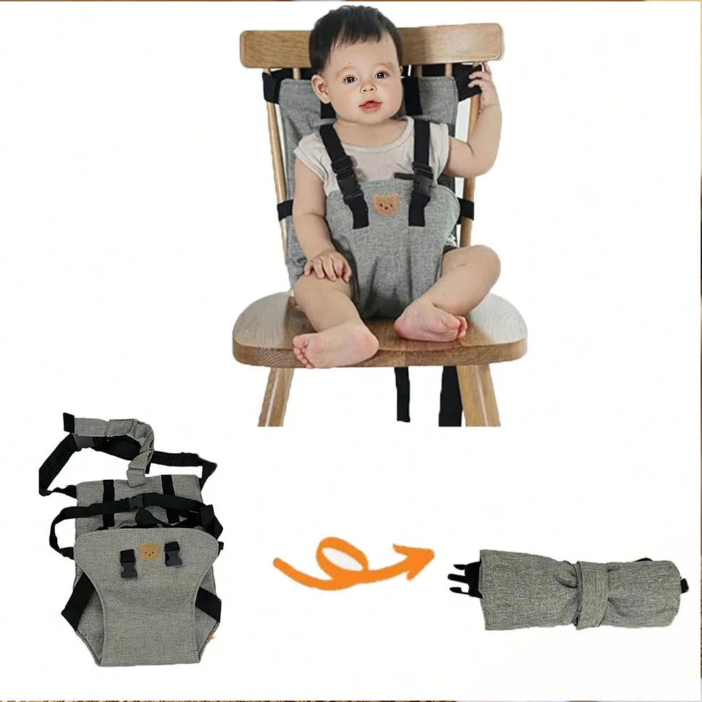 1 PCS Baby Baby Dining Chair Fixed Belt Baby Holding Auxiliary Belt Portable Outing Child Dining Chair Safety Belt Child Seat