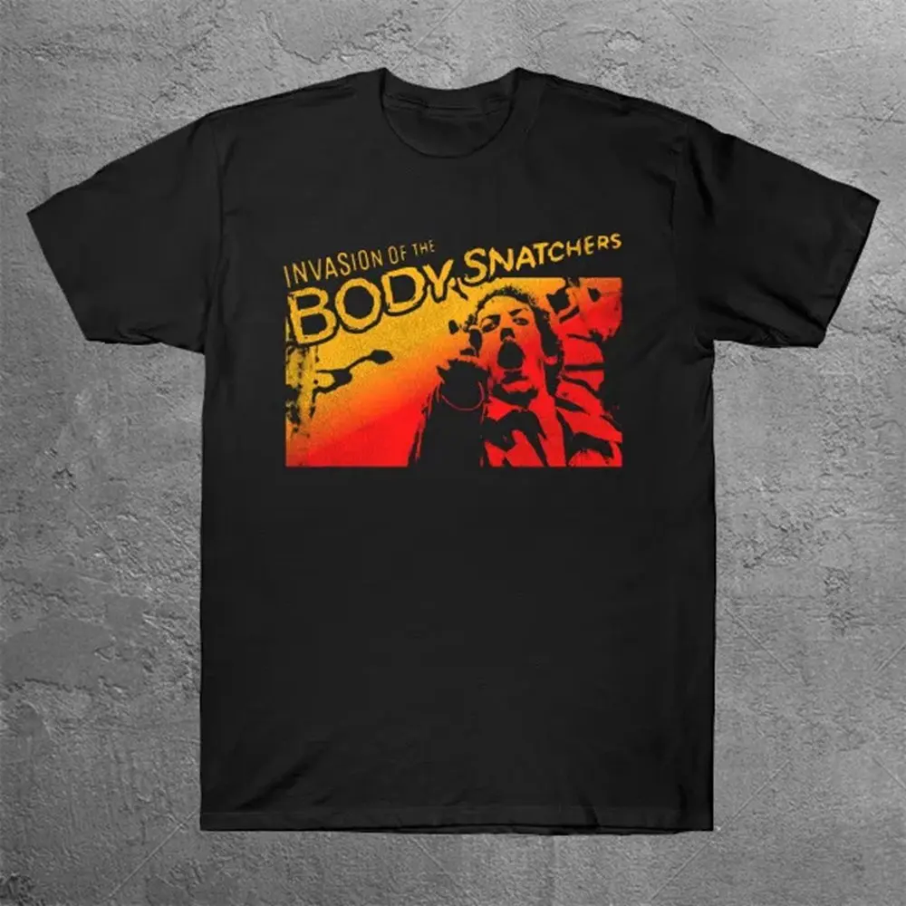 

Футболка с научно-фантастическим фильмом «Invasion Of The Body Snatchers», мужская винтажная уличная футболка