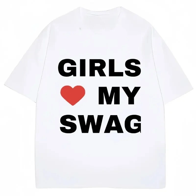 Funny Rapper Chief Keef Girls Love My Swag T Shirt Women Fashion Casual T-shirts Loose Women T-shirts Streetwear