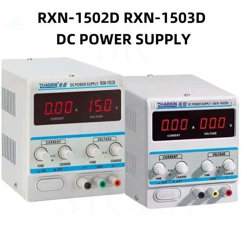 

RXN1502D RXN1503D DC Power Supply Intelligent DC Regulated Power Supply Voltage Regulator With 5V 2A /5V 3A USB Charging Port