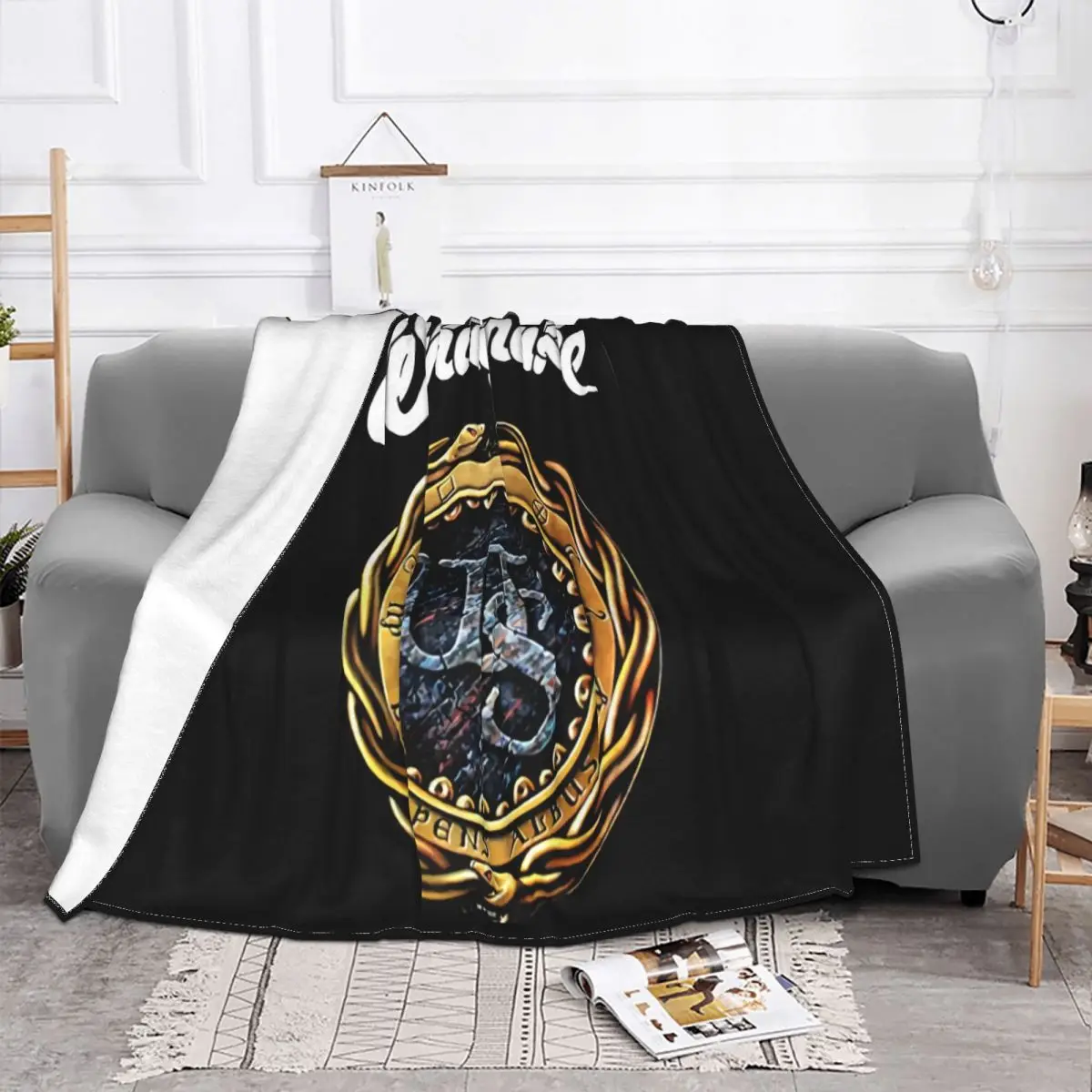 Whitesnake Rock Band Retro Vintage Top Hari Lahir Muzik Hadir 2 Graphic Letter Top Throw Blanket