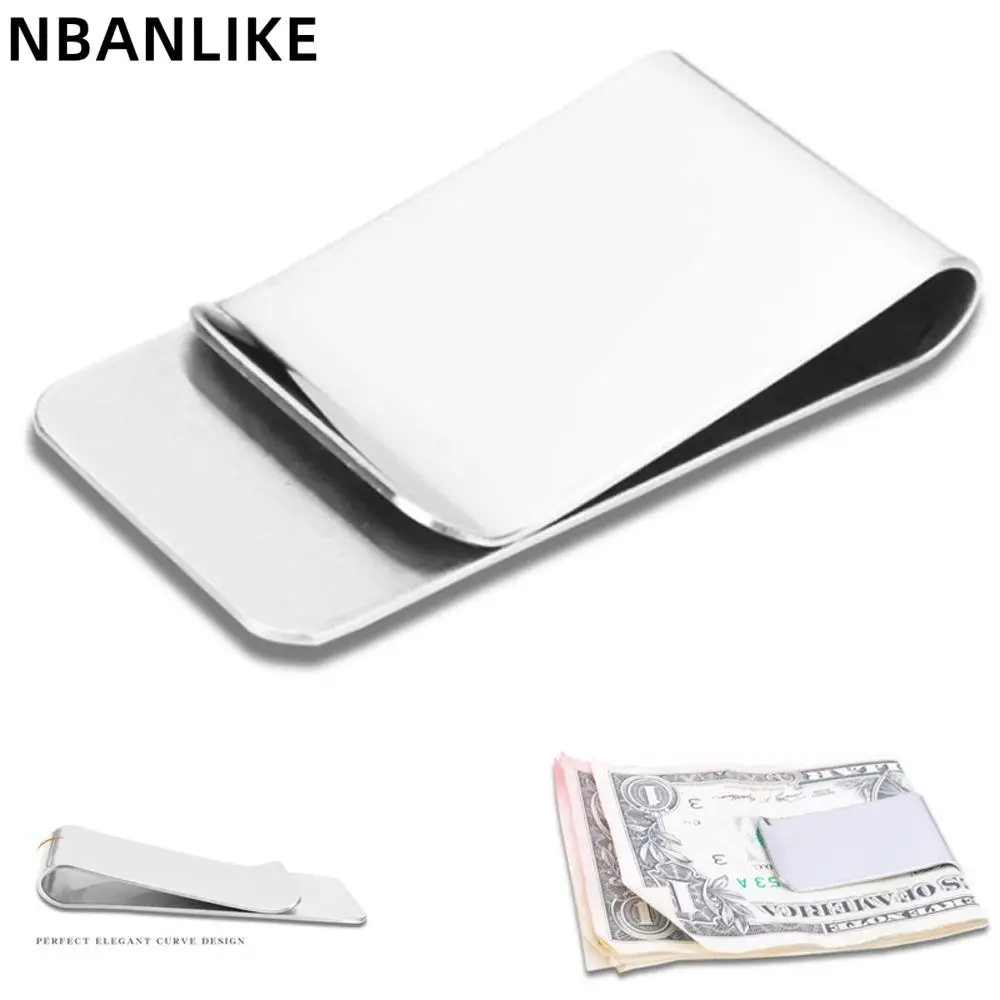 Slim Money Clip Clip, Slim Pocket, Cartão de Crédito, ID, Grampo de Dinheiro, Alta Qualidade, Hot, Novo