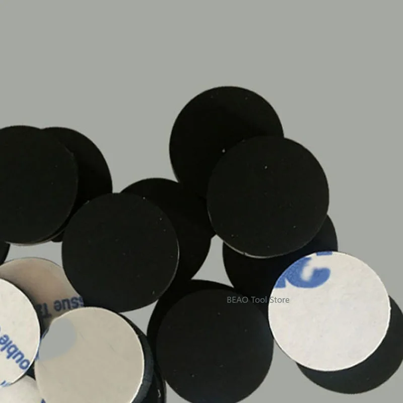 Almohadilla redonda negra para pies, almohadillas de silicona autoadhesivas de un solo lado, estera anticolisión y absorbente de golpes