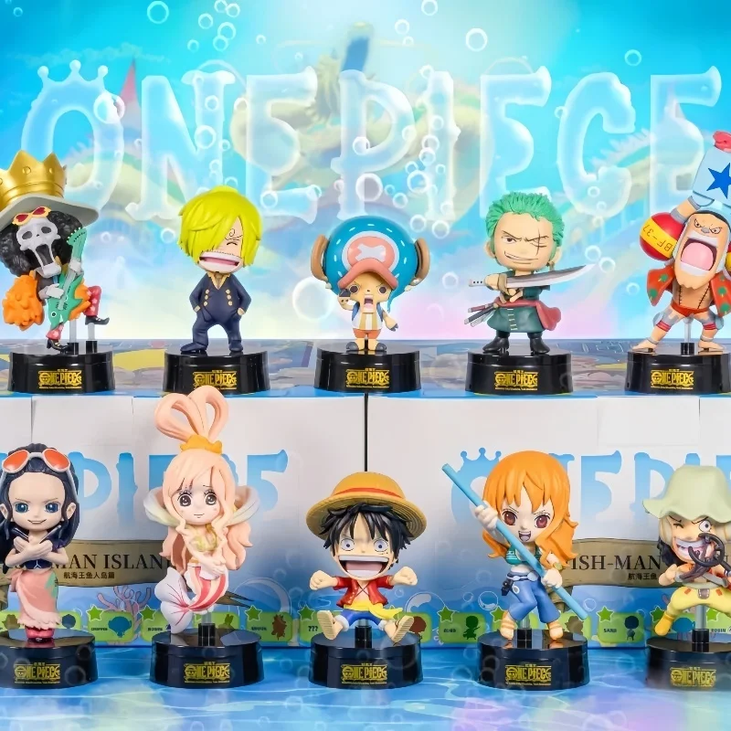 

Original Toptoy One Piece Fish-Man Island Series Car Air Freshener Blind Box Anime Collectible Figures Luffy Model Toys Gifts