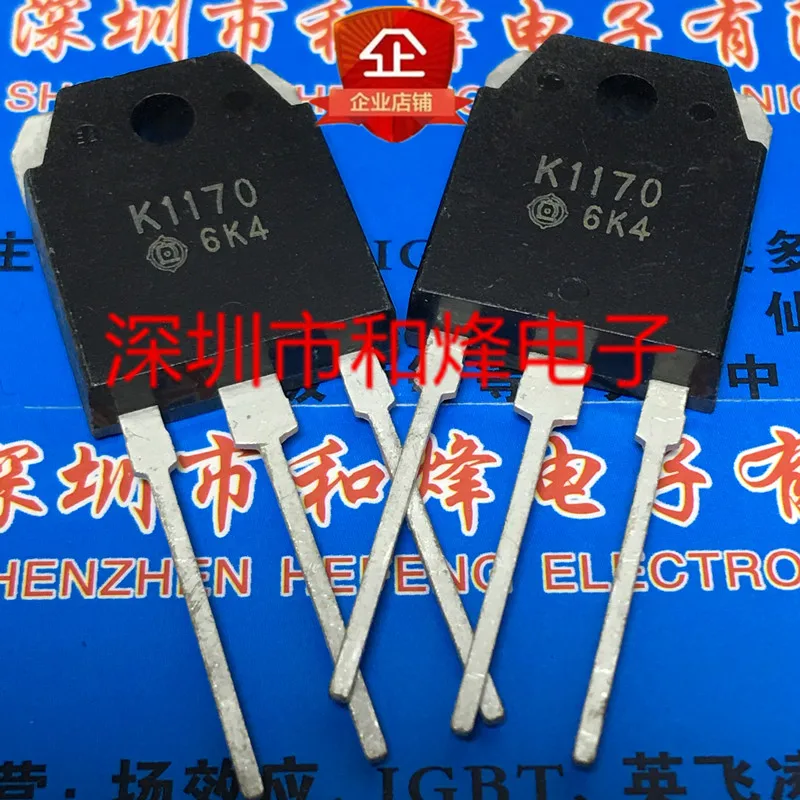 10PCS/lot 2SK1170 K1170 TO-3P 500V 20A Really Stock Best Quality In Stock Fast Shipping