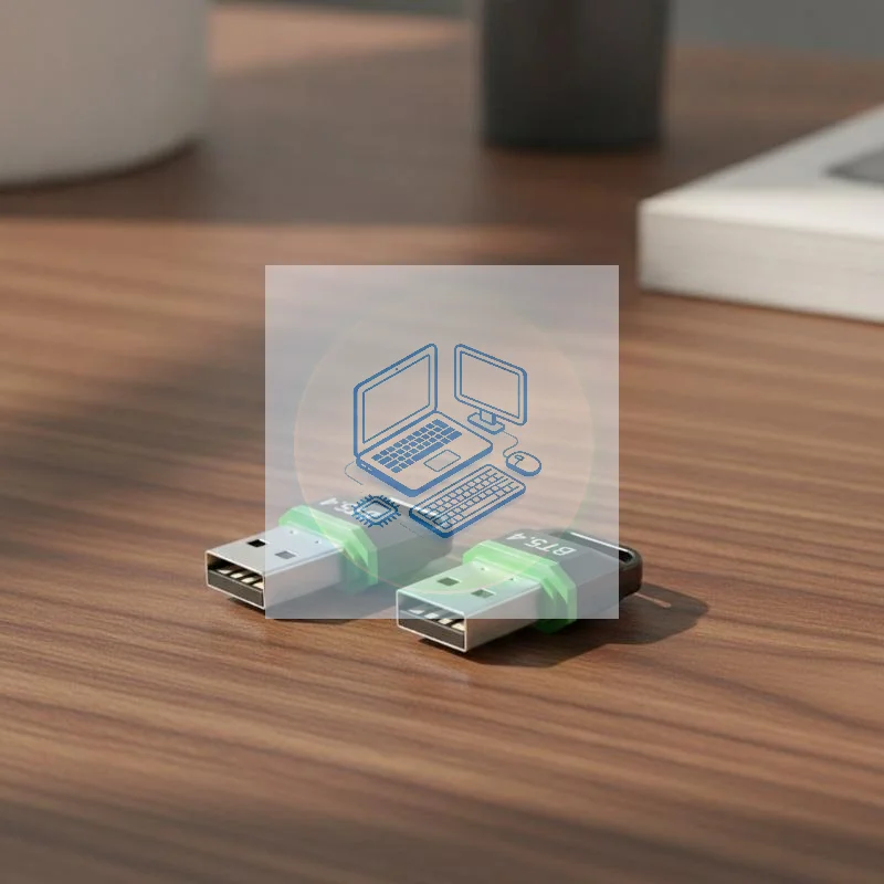 USB 5.4 Bluetooth Adapter For PC, Wireless USB For Desktop Laptop Bluetooth Speaker Audio Connection