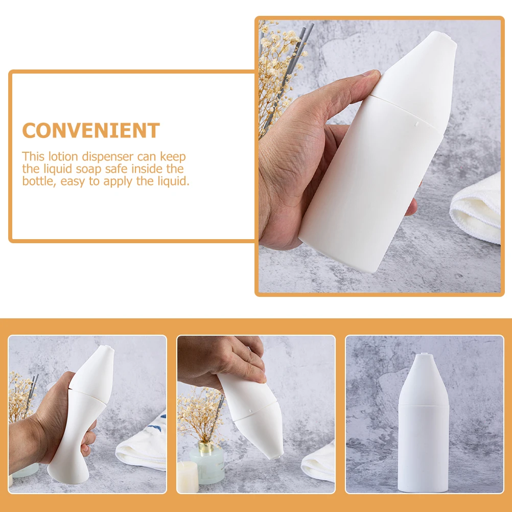 

Refillable Silicone Lotion Dispenser Squeeze Bottle for Bathroom Kitchen Liquid Soap Handwash Portable Empty Face Cream