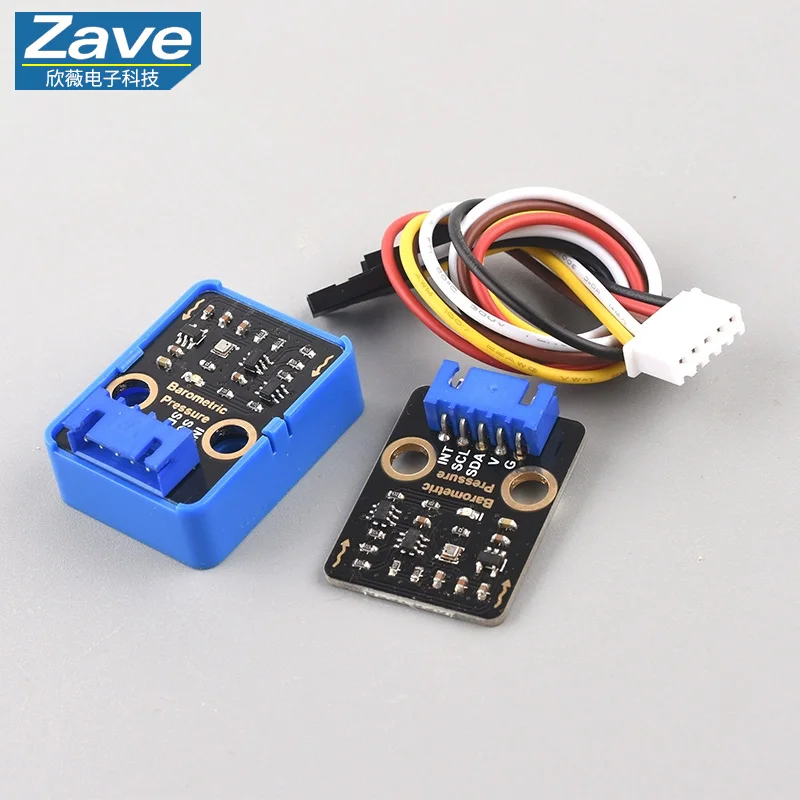 BMP388 Barometric Pressure Sensor Module for Atmospheric Pressure, Altitude and Temperature Detection, I2C Communication, Compat