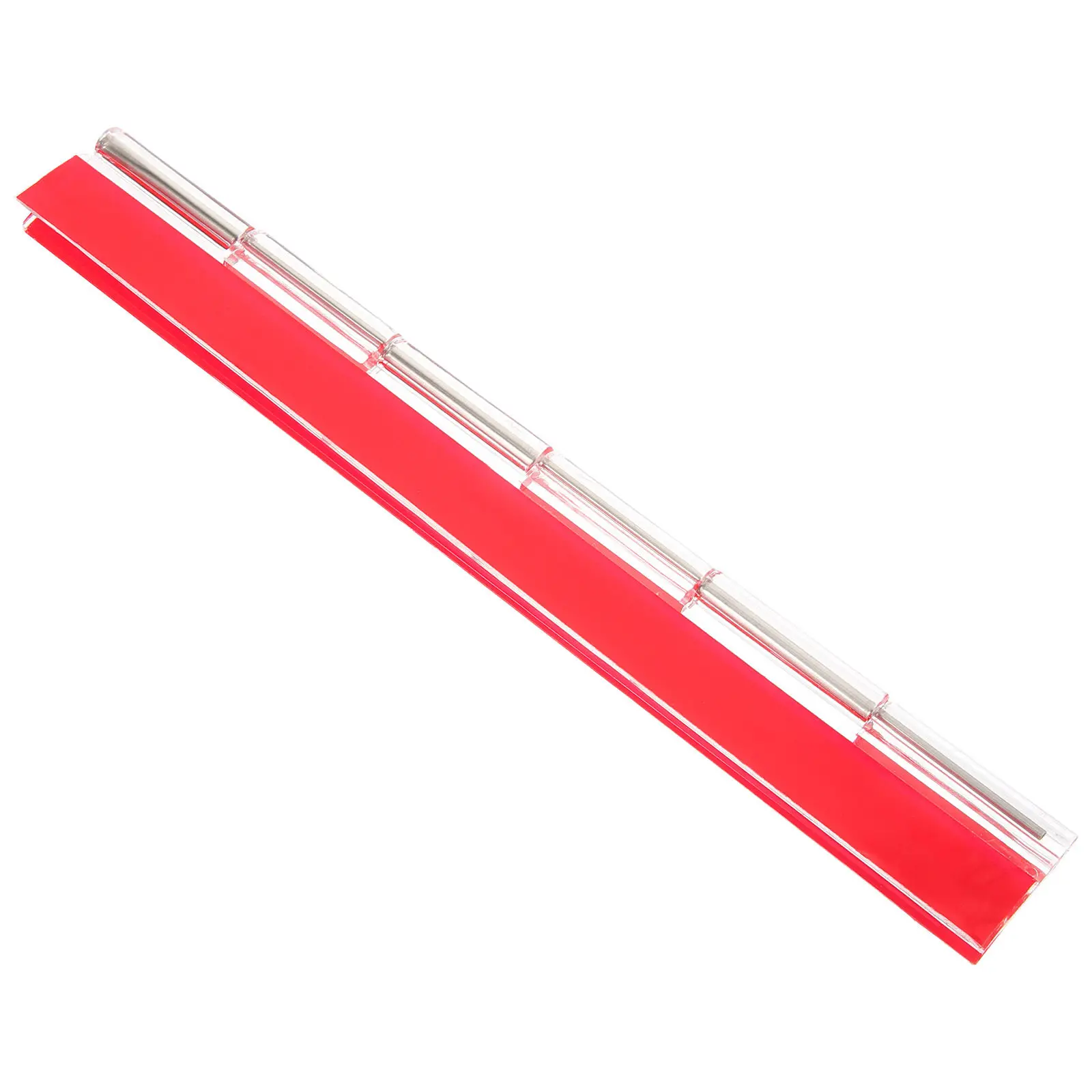 Mini Acrylic Folding Hinge Self-Adhesive Clear Piano Hinge Compact Lightweight Easy Install for Boxes Crafts Decorative