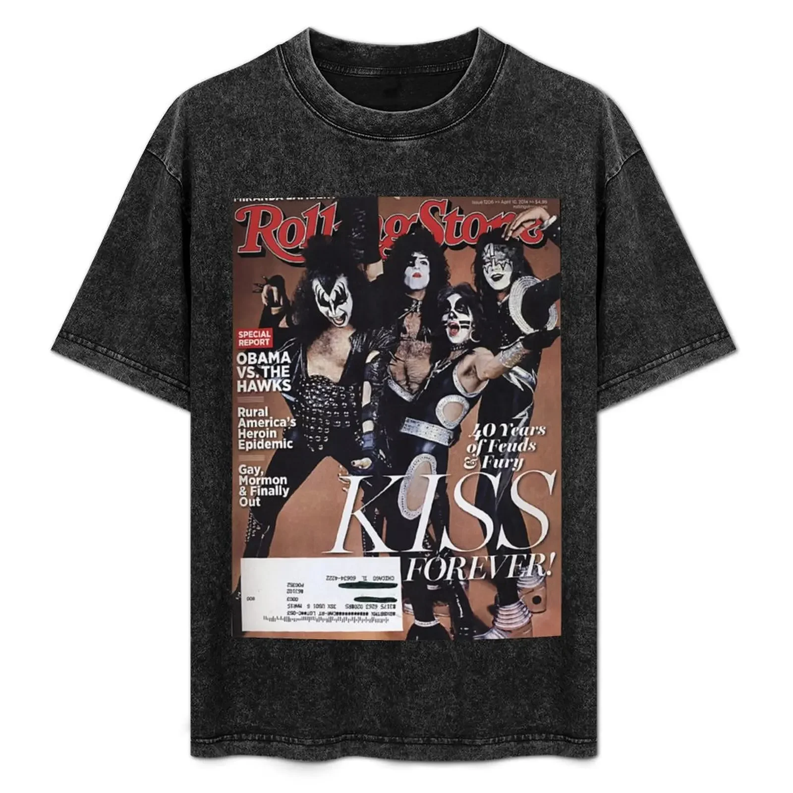 

Rolling Stone April 10, 2014, KISS T-Shirt man t shirt luxury man t shirt graphic T-Shirt