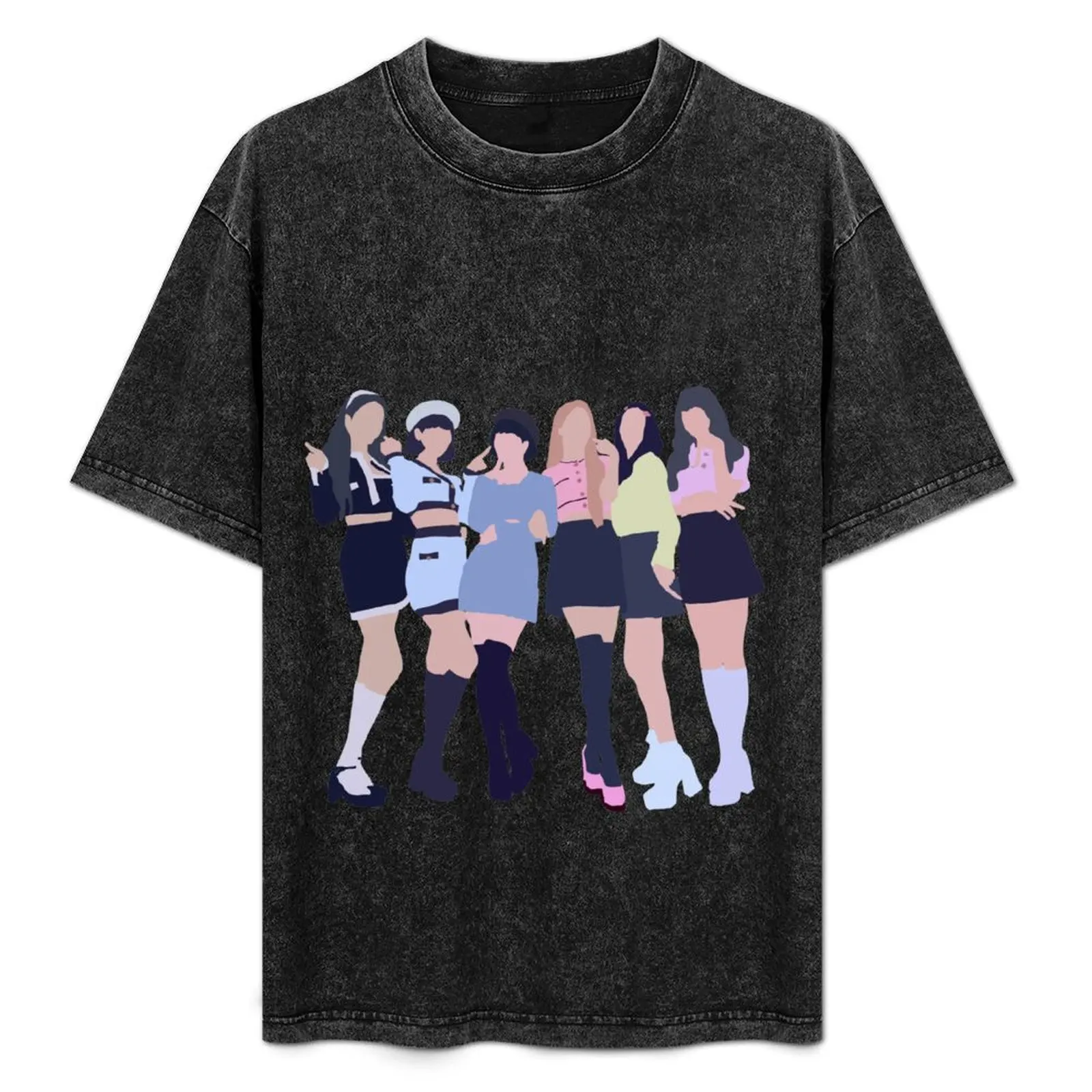

MAGO Gfriend Silhouette T-Shirt Big Size Daily Wear T-Shirt
