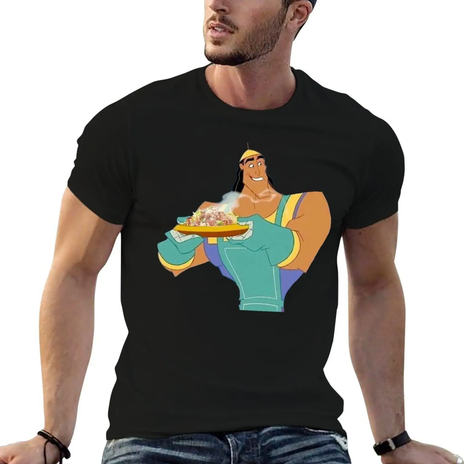 

Kronk Has Spaghetti T-Shirt oversized graphic tee tops men workout shirt