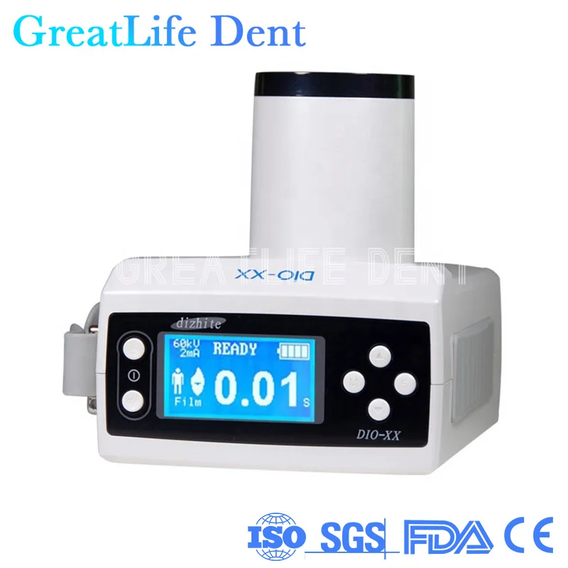 

GreatLfie Dent Hospital Professional Portable Dental DIO-XX X Ray Camera Machine Portable X Ray Camera With Sensor Image