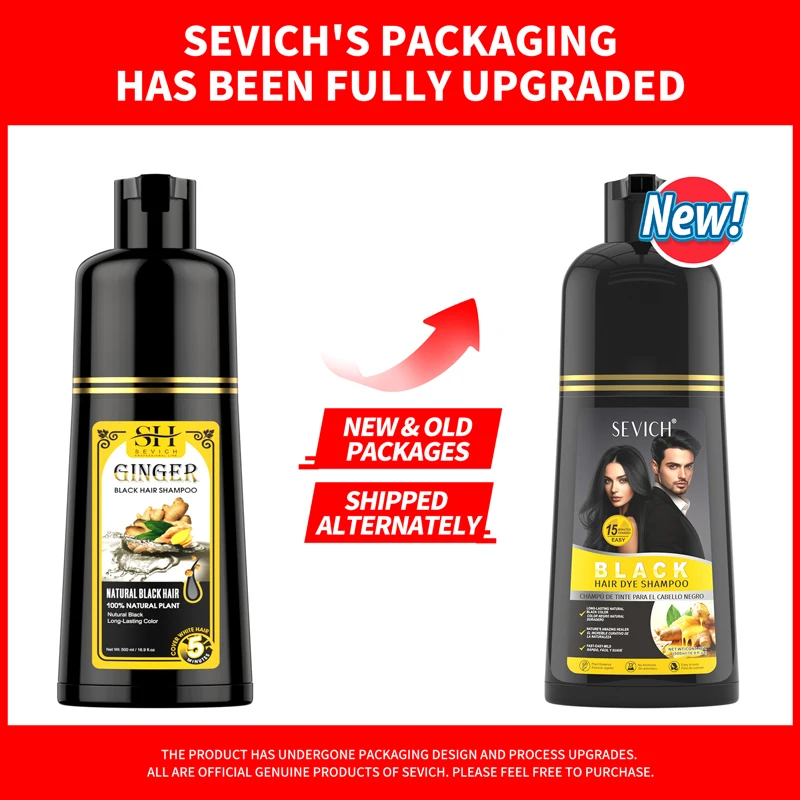 Hair Darkening Shampoo Black Hair Dye Shampoo Ginseng Extract 5 Mins Fast Grey White Hair Dyed To Black Hair Care Men & Women