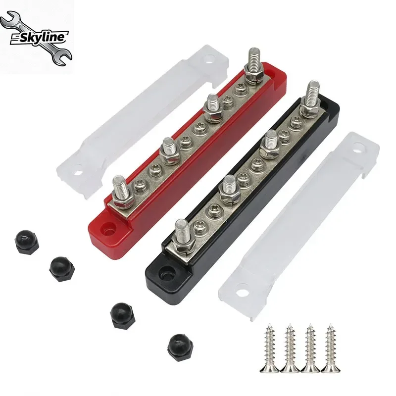 Bus Bar Power Distribution Block 4 x 1/4