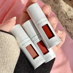 Natural Matte Velvet Lipstick Long Lasting Moisturizer Mist Face Lip Mud Waterproof Non-stick Cup Lip Makeup Beauty Cosmetic