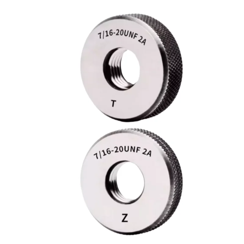 1 مجموعة (1 * GO + 1 * NOGO) 2A المعيار الأمريكي غرامة موضوع حلقة قياس UNC UNF UNS1 ''7/16 1'' 1/2 1 ''9/16 5/8 7/8 أداة القياس