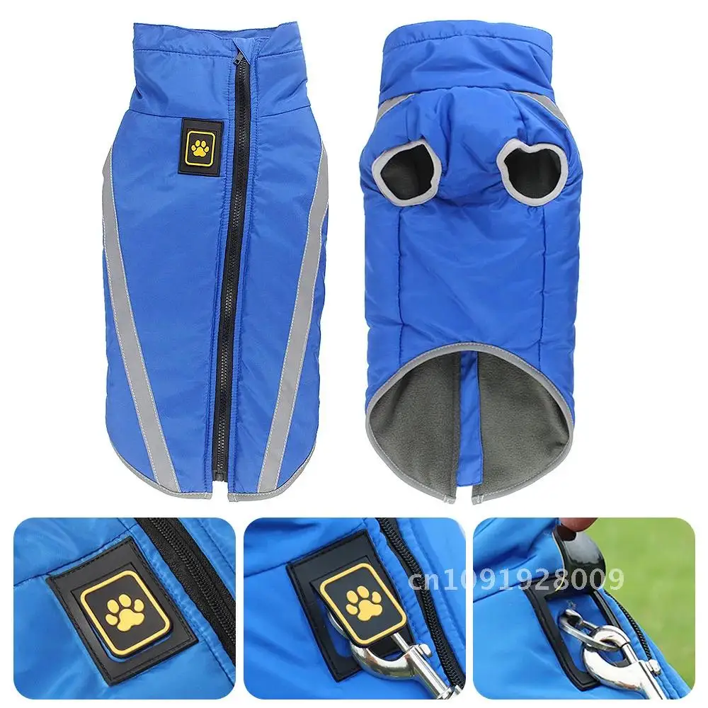 

New Waterproof Thermal Vest For Dogs Winter Clothing For Fat Dogs For Vest Dog Jacket Shepherd Puppy Thick Larger 6XL Pug Warm