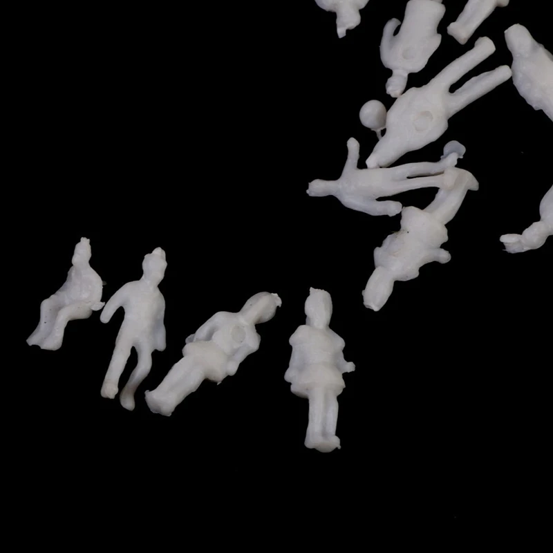 Model People Figures Scale 1:200 Pack Of Approx.400Pcs White Assorted Style