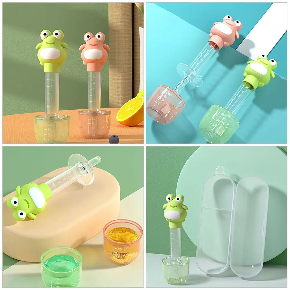 Newborn Pacifiers Baby Medicine Infant Feeders Food Container Dispensing Silicone Squeeze Bottle