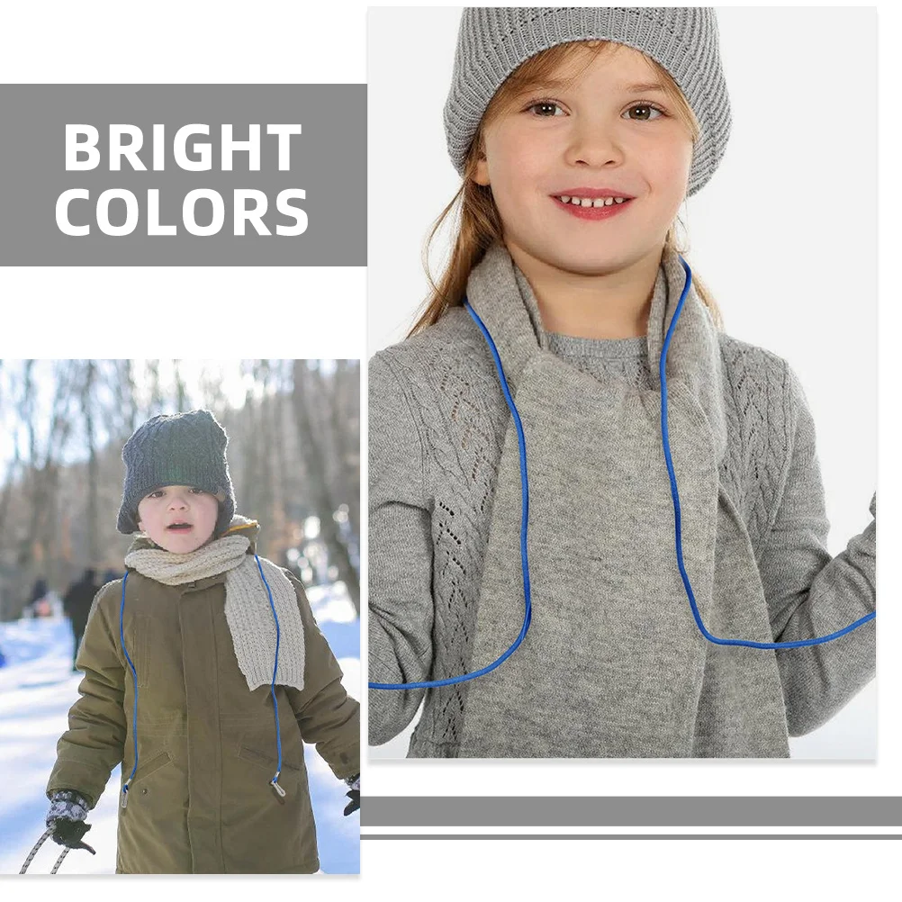 DEARMAMY 3 قطع قفازات تزلج مقاومة للماء مع مشابك إصبع من النايلون وحزام محمول قفازات شتوية خارجية #6