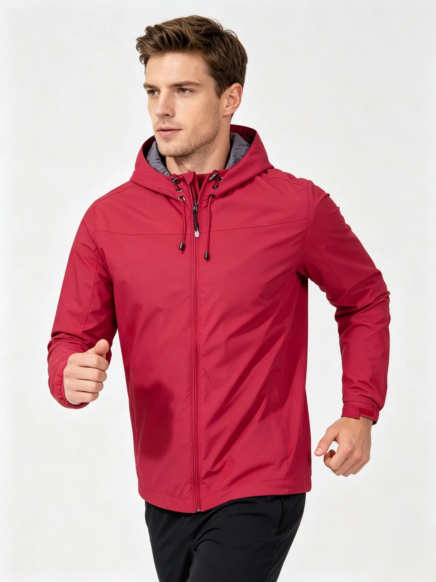 Men's Clothing Jackets Outdoor Male Sports Lightweight Jacket, Camping Gear Hooded Shell Outdoor Coat Hiking Fishing Hoody Jacke