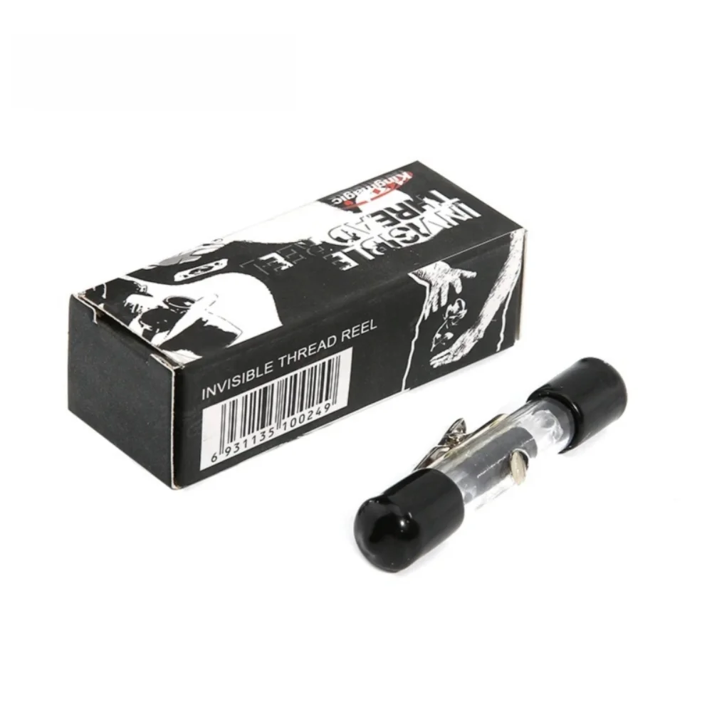 Gimmick Invisible Thread Reel Street Stage Floating Tricks Mini Hidden Line Wheel Mentalism Magician Props Accessories
